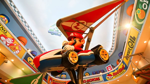 Osaka Japan Apr 2021 Mario Mario Kart Goods Store Exit — 图库照片
