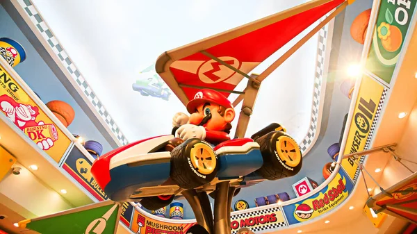 Osaka Japan Apr 2021 Mario Och Mario Kart Vid Varuhuset — Stockfoto
