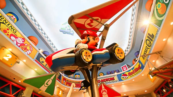Osaka Japan Apr 2021 Mario Mario Kart Goods Store Exit — Stock Photo, Image