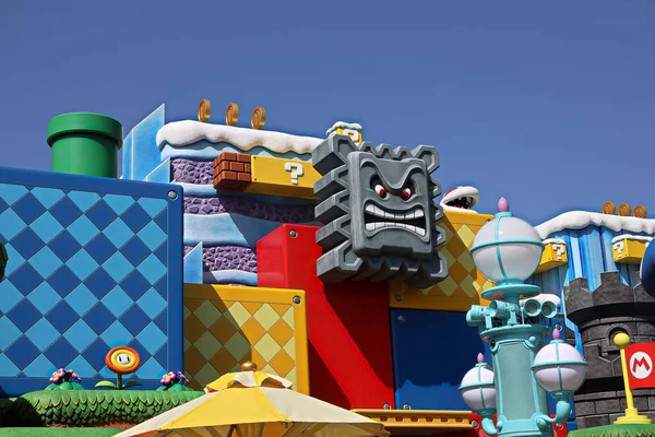 Osaka Japan Apr 2021 Scenery Entrance Koopa Castle Nintendo World — Stock Photo, Image