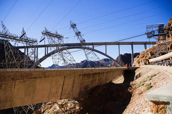 Boulder City États Unis Octobre 2014 Vue Aérienne Barrage Hoover — Photo