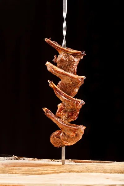 Barbacoa shish kebab carne a la parrilla barbacoa — Foto de Stock