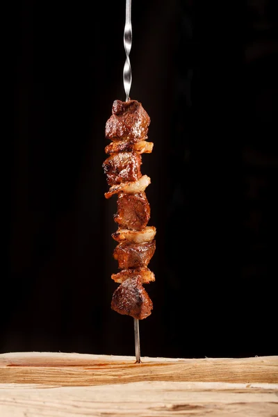 Grill sült shish kebab hús grill — Stock Fotó