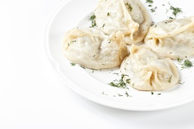 Geleneksel Gürcü Hıngel veya etli dolma köfte,