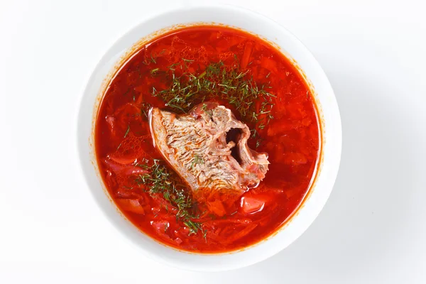 Shorba chuchvara çorba Ulusal Asya gıda geleneksel kase w