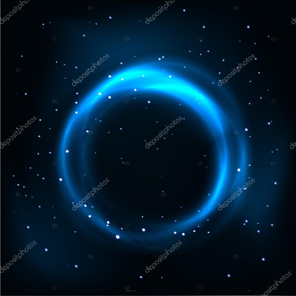 Abstract light circles background. Vector illustration.