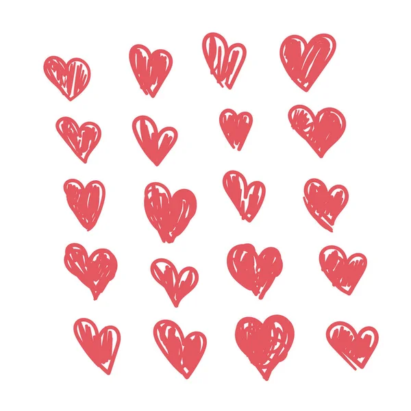 Karalama kalpler, el yapımı aşk kalp koleksiyonu.