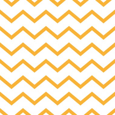 Beyaz ve turuncu zikzaklı, pürüzsüz desen. Duvar kağıdı, arkaplan, ambalaj kağıdı, kumaş, ambalaj, tebrik kartları, davetiyeler için harika.