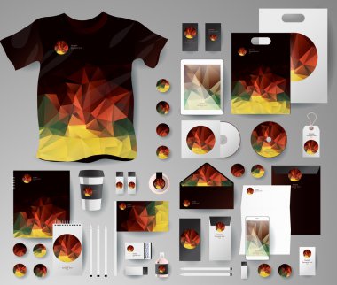 İş kümesi. Kurumsal kimlik şablonları