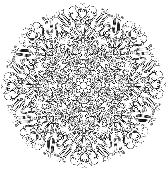 Süsleme yuvarlak mandala kümesiyle