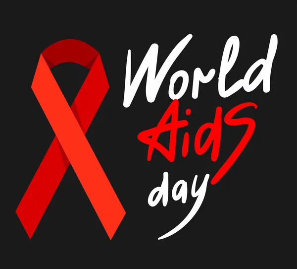 World AIDS Day 1st December — Stock Vector