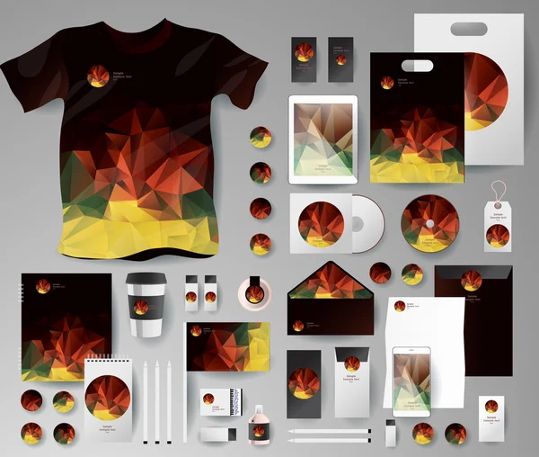 İş kümesi. Kurumsal kimlik şablonları