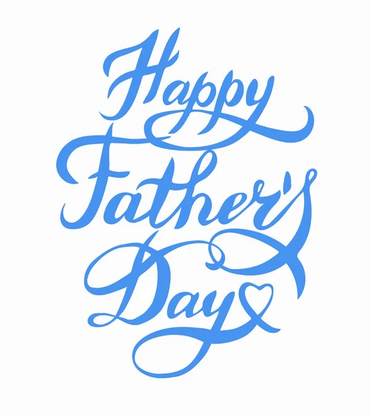 Happy Fathers Day Typographical Background — Stock Vector