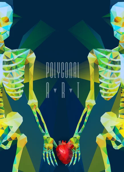 Poligonal modern öğeleri