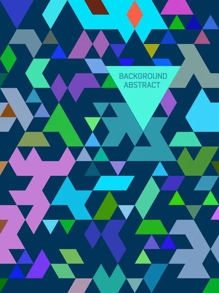 Absract 三角形の背景 — ストックベクタ