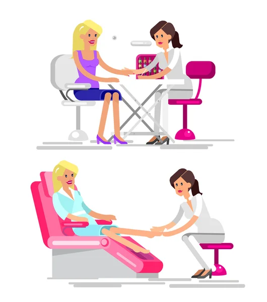 Sjabloon voor beauty salon — Stockvector