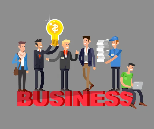 Vector detailed characters people, business