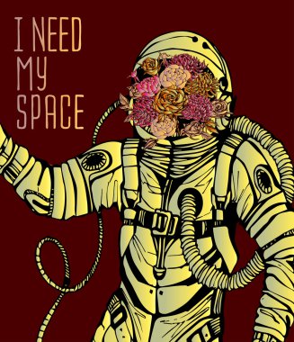 Uzay kavramı ile astronot