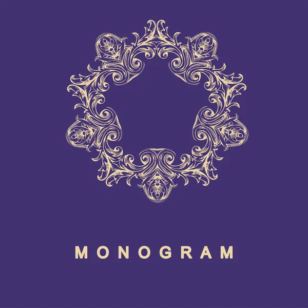 Conjunto de modelo de logotipo monograma —  Vetores de Stock