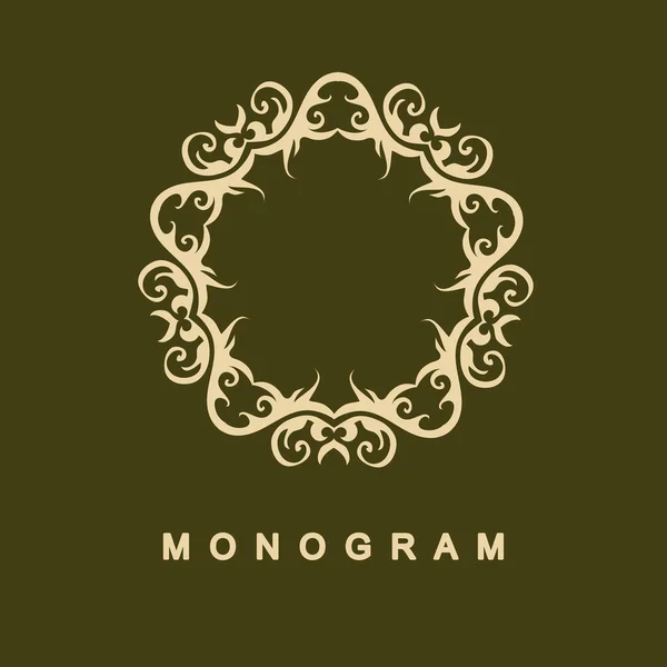 Set di monogramma modello logo — Vettoriale Stock