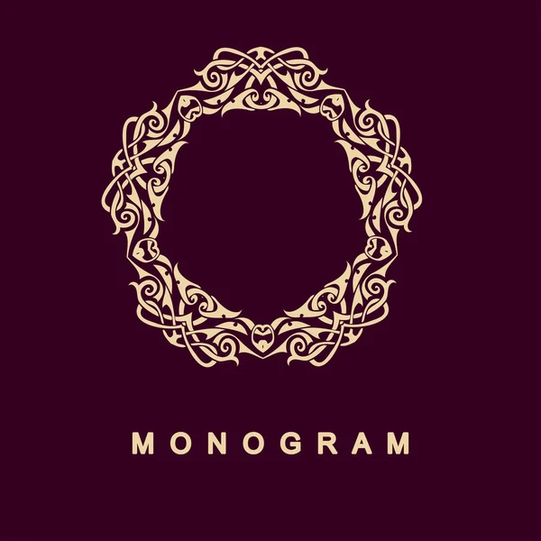 Conjunto de modelo de logotipo monograma —  Vetores de Stock