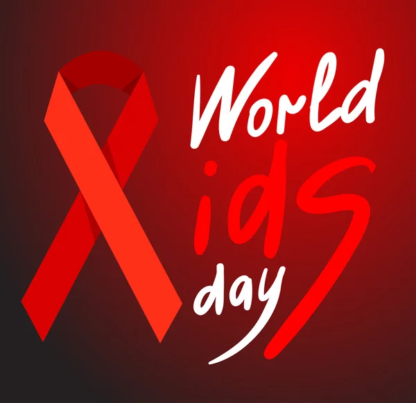 Світ день боротьби зі СНІДом 1 грудня — стоковий вектор