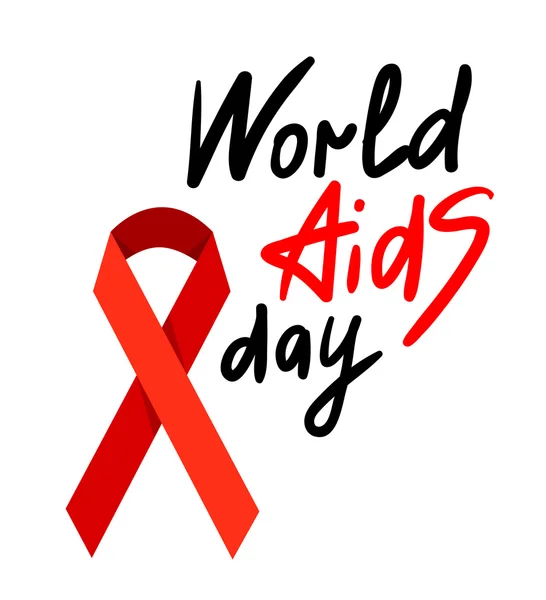 World AIDS Day 1st December — Stock Vector