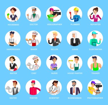Meslek insanlar. Detaylı karakter