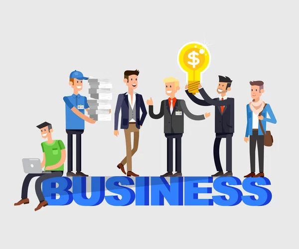 Vector detailed characters people, business