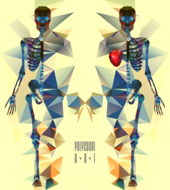 Poligonal modern öğeleri