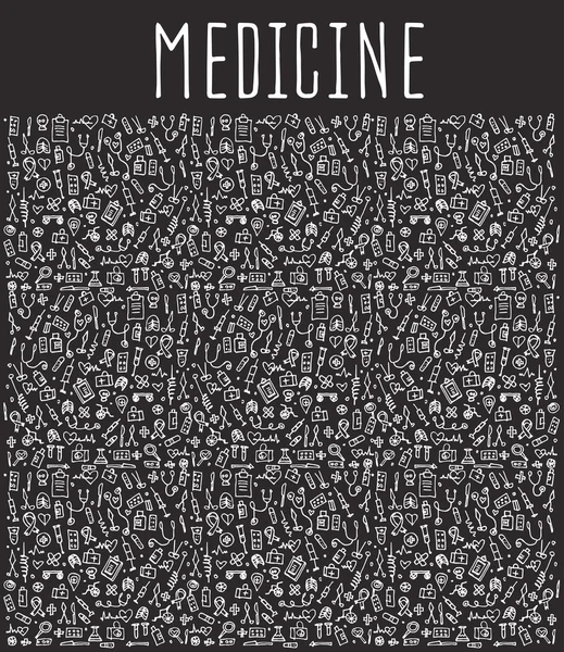 Elemento de medicina dibujado a mano — Archivo Imágenes Vectoriales