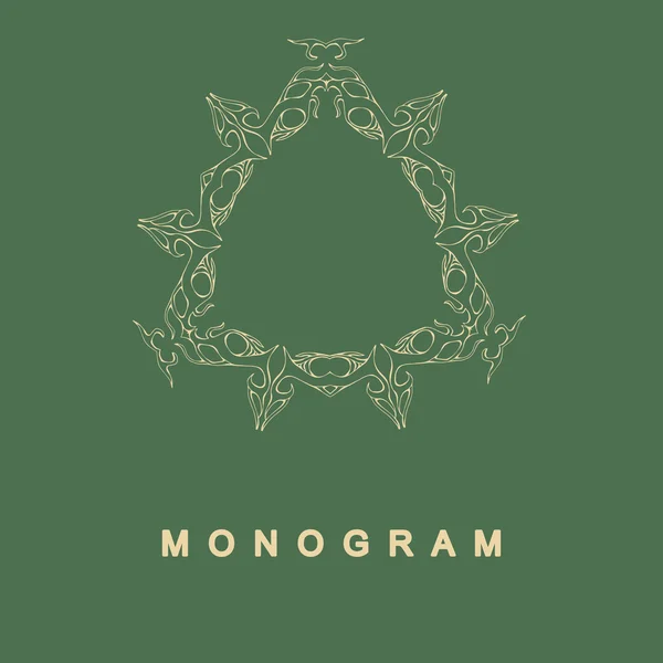 Satz von Monogramm-Logo-Vorlage — Stockvektor