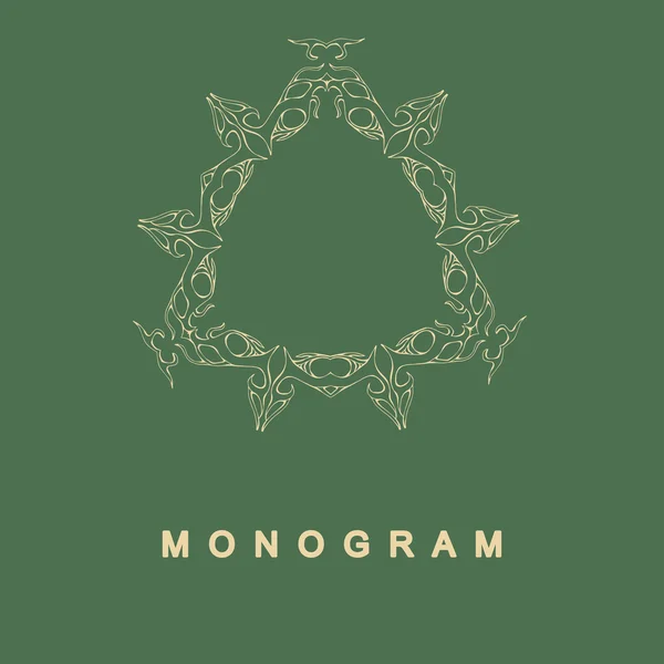 Conjunto de modelo de logotipo monograma —  Vetores de Stock