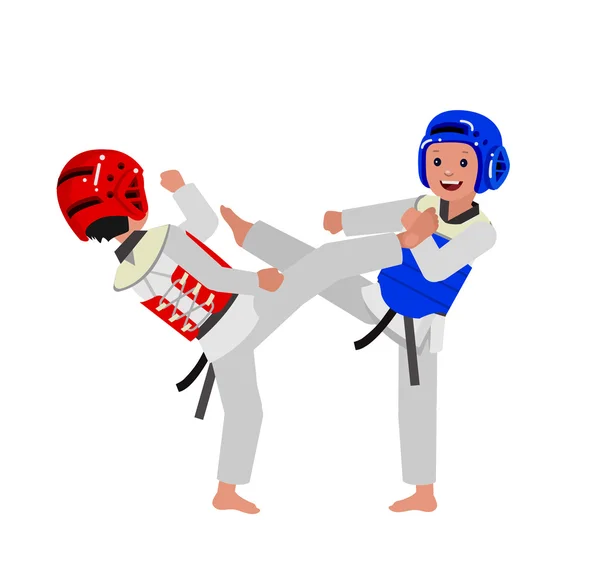 Taekwondo niño Imágenes Vectoriales, Gráfico Vectorial de Taekwondo niño |  Depositphotos