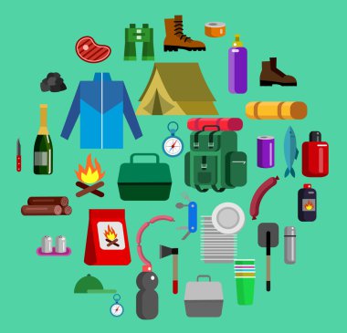 Yaz manzara. Dağlarda sabah peyzaj.