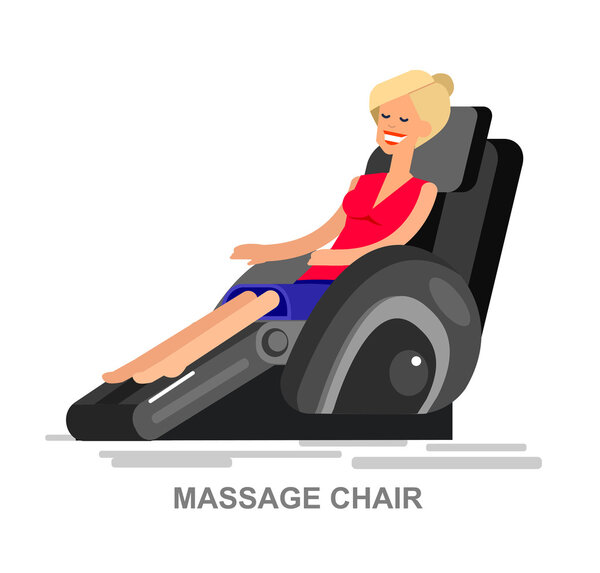 Massage chair Vector detailed