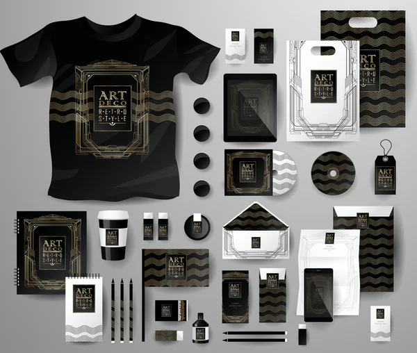 Abstraktes Business Set. Vorlage: Corporate Identity — Stockvektor