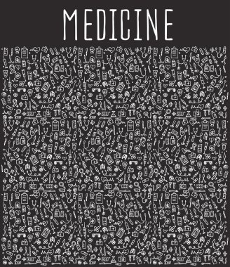 Elle çizilmiş tıp öğesi