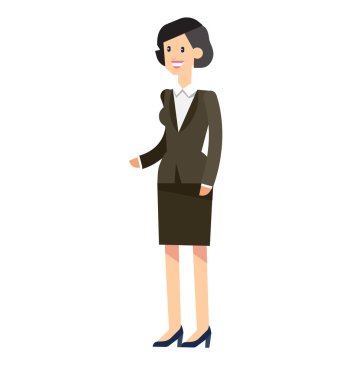 Vektör detaylı karakter ofis çalışanı