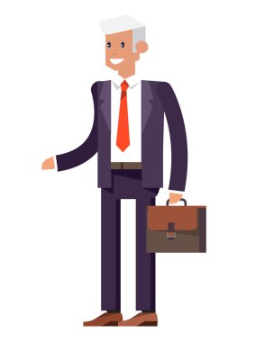 Vektör detaylı karakter ofis çalışanı