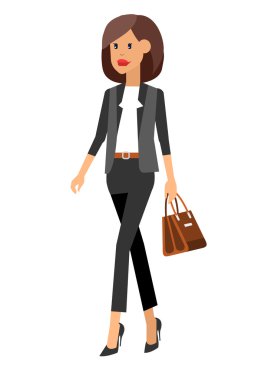 Vektör detaylı karakter insanlar, iş