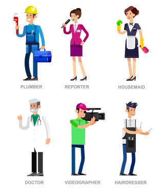 Meslek insanlar. Detaylı karakter