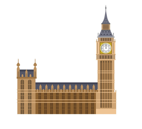 Vector illustration of the Big Ben