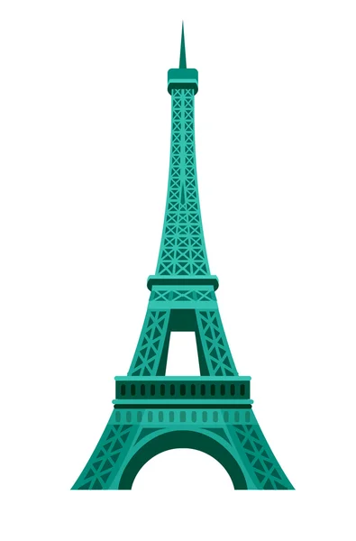 Paris Eiffel Tower Icon. — Stock Vector