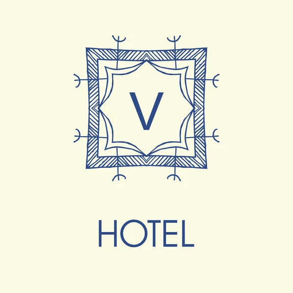 Set of elegant monogram design. Vector illustration. — Stock Vector