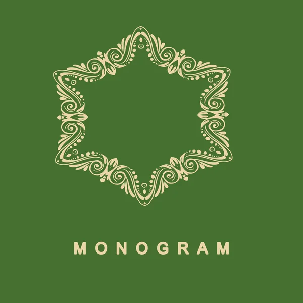 Conjunto de plantilla de logotipo monograma — Vector de stock