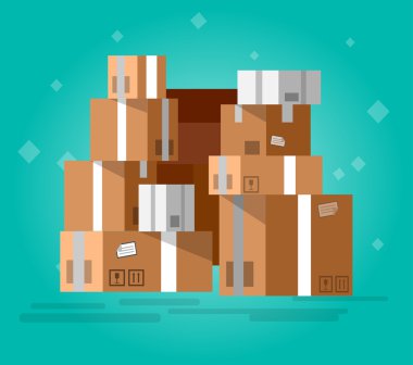 Yığılmış mühürlü malların Vectorpile