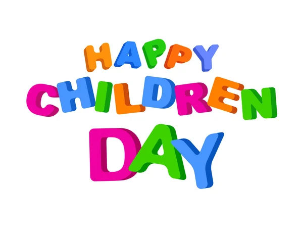 Dzień szczęśliwy dla dzieci — Wektor stockowy