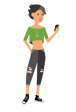 Vektör detaylı karakter insanlar, iş