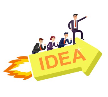 İş kavramı, Takım Yönetimi iş başarısı için büyük fikri üzerine hamle